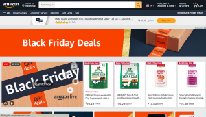 contoh website ecommerce Amazon