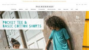 website ecommerce Palmerhaus